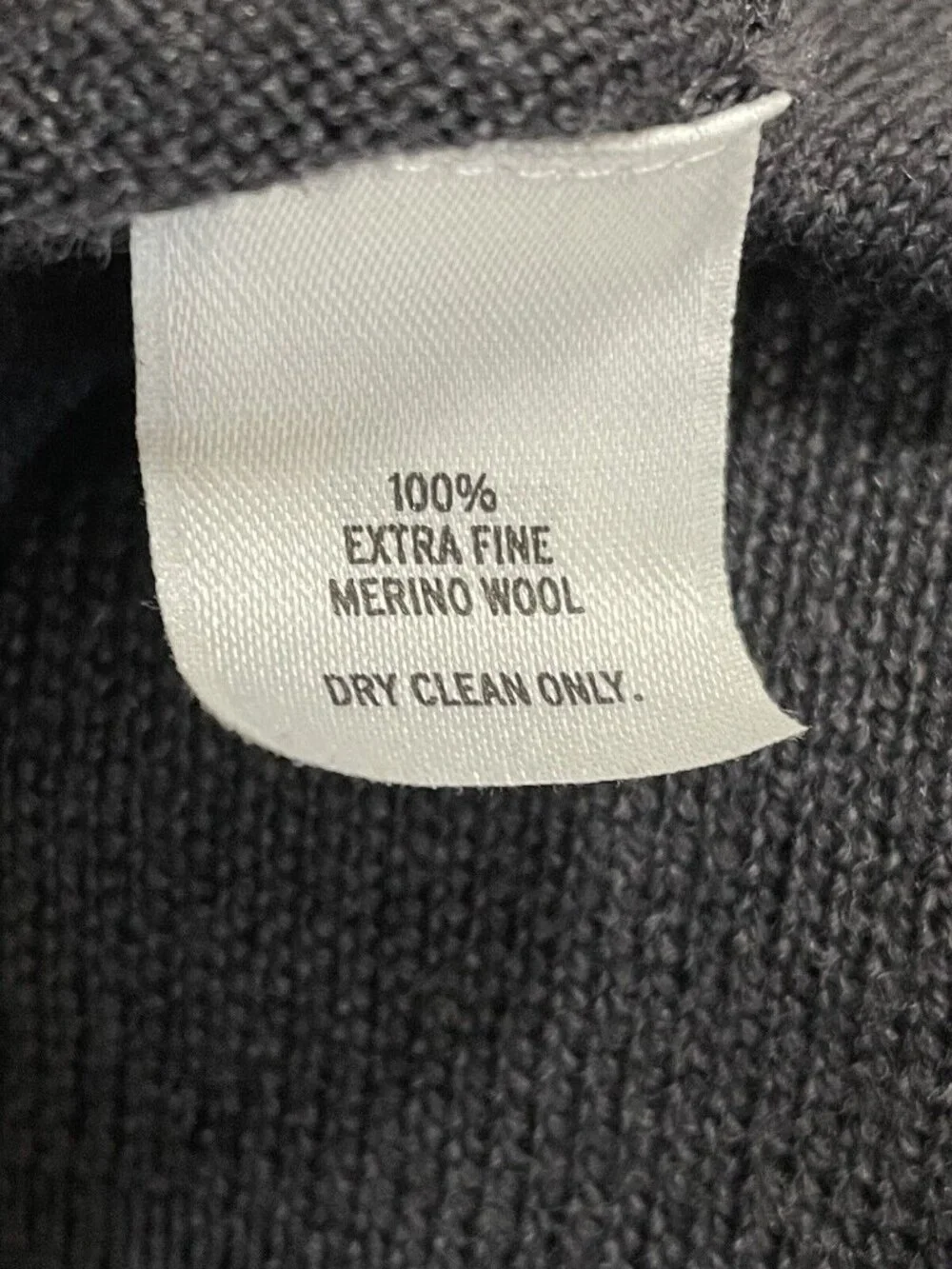Nordstrom Men's Xl Extra Fine Merino Wool V-Neck Sweater Gray